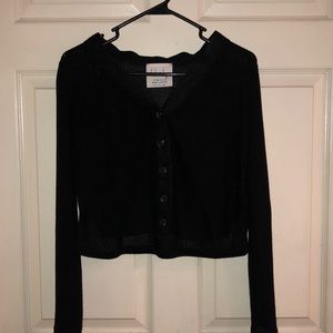 Cropped Knit Longsleeve